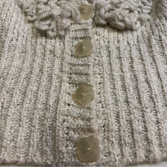 Twiggy White and Black Marled Sweater Jacket Outerwear Size Medium NEW - Picture 8 of 14